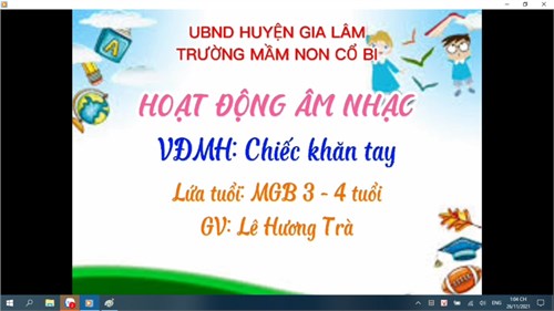 ÂN: VĐMH  Chiếc khăn tay  - MGB